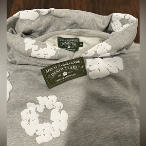 Denim Tears Hoodie grey Brand New hmu